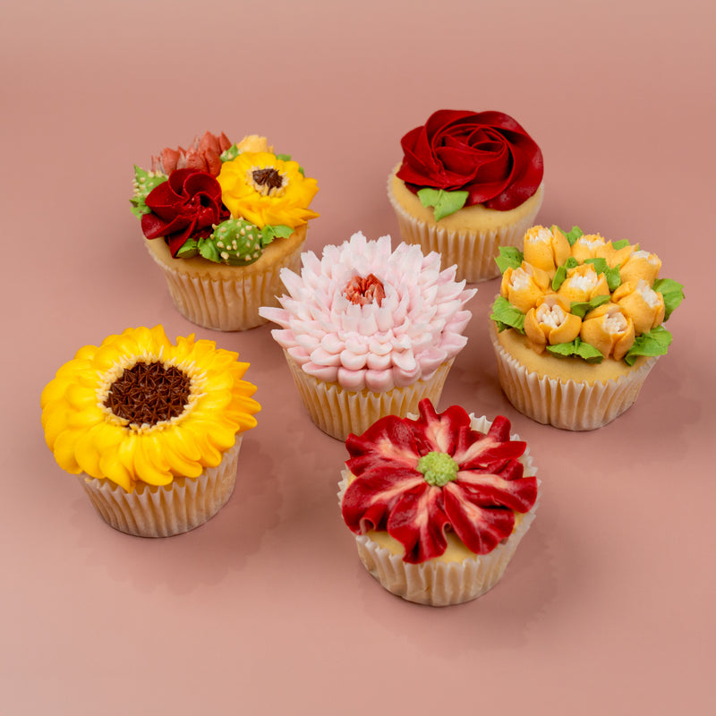 Floral Cupcake Class - Saturday 20.6.26 8.30am