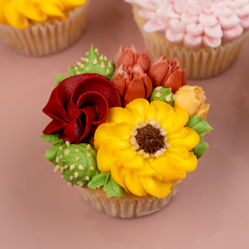 Floral Cupcake Class - Saturday 18.4.26 12pm