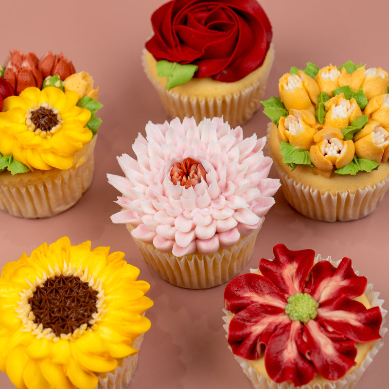 Floral Cupcake Class - Saturday 18.4.26 12pm