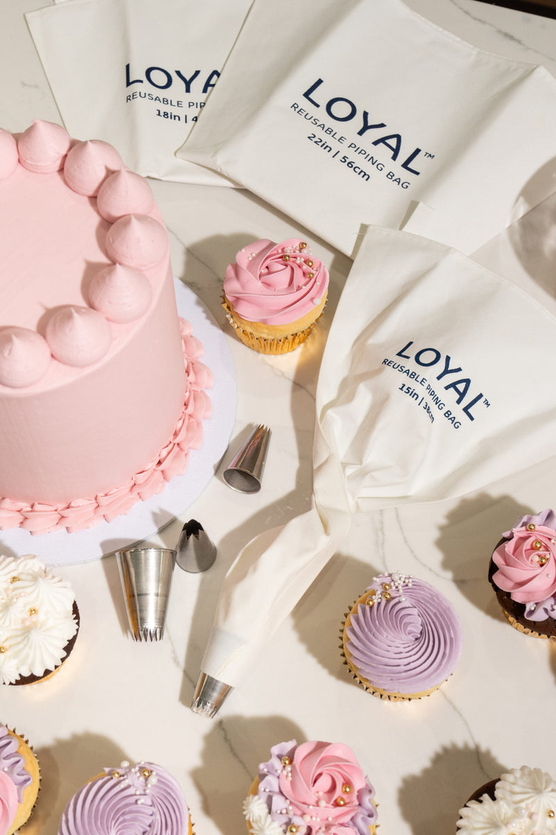 Cotton Piping Bag Set 3pc