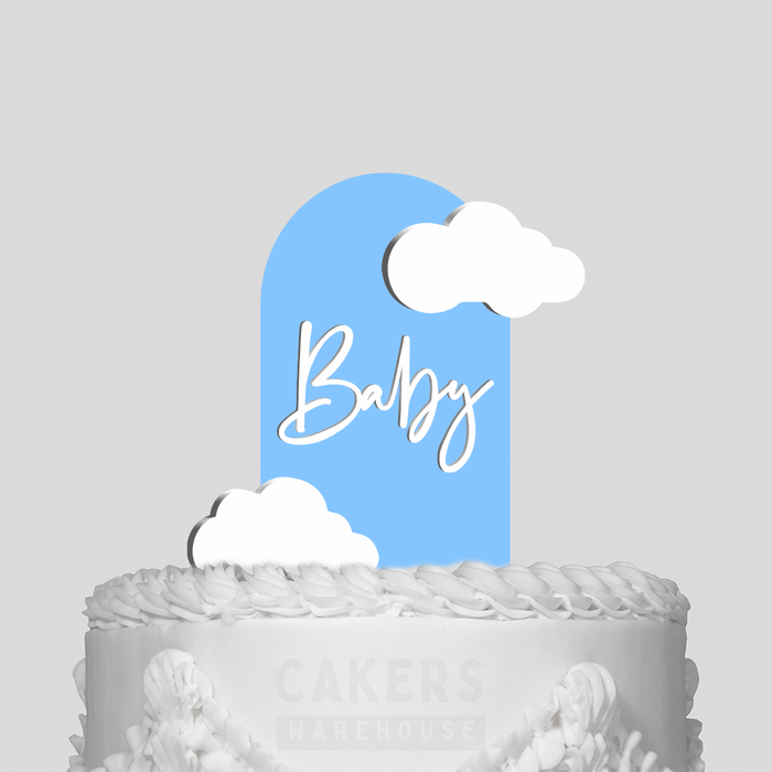 Topper Arch Baby With Clouds