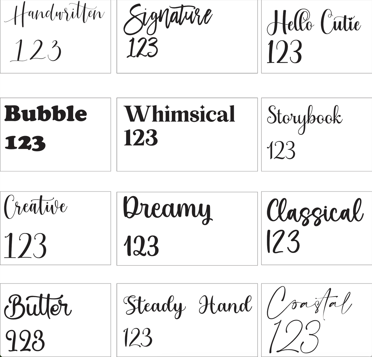 Custom Acrylic Number — Cakers Warehouse