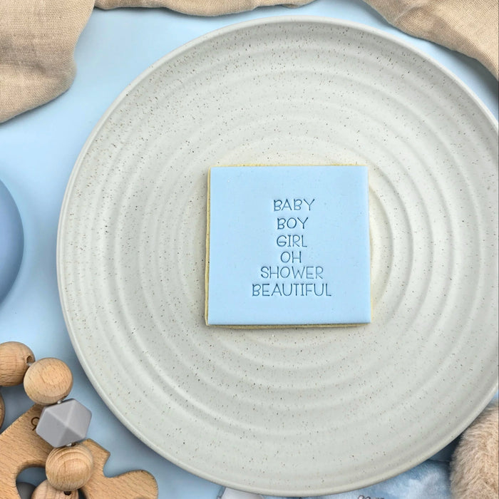 Stamp Embosser Set Baby Mixed Message