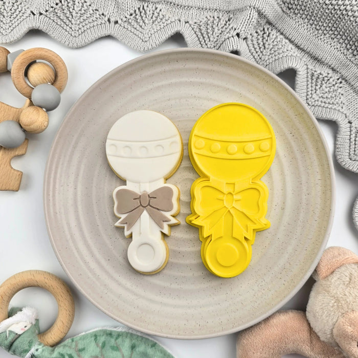 Stamp Embosser With Cutter Baby Rattle