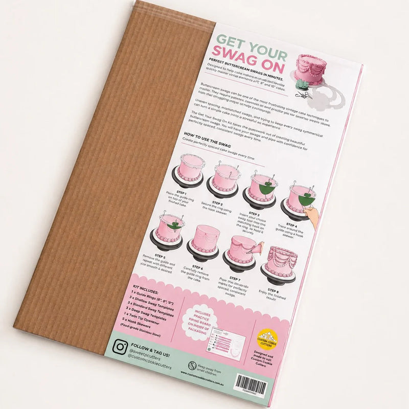 Get Your Swag On 'Sweet P' Cake Swag Template