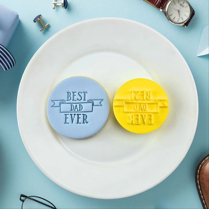 Stamp Embosser Best Dad Ever Ribbon