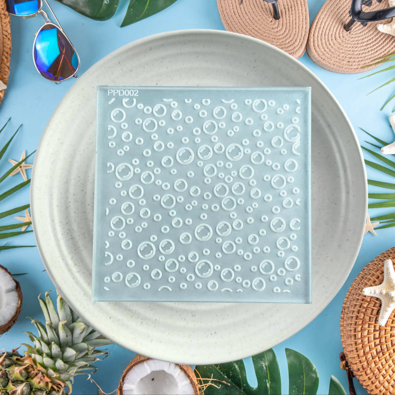 Debosser Pattern Plate Bubbles