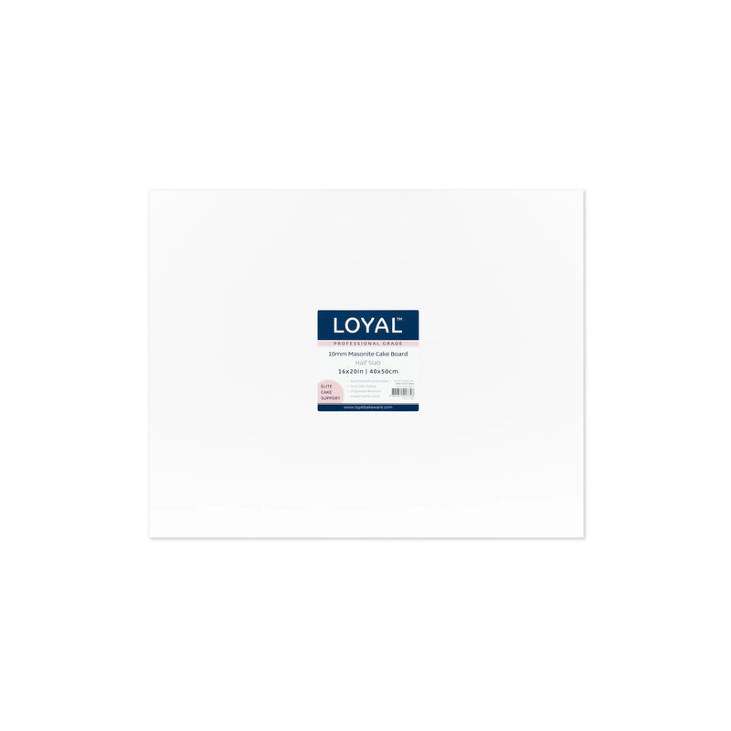 Drum Board White Rectangle Half Slab 16 x 20in