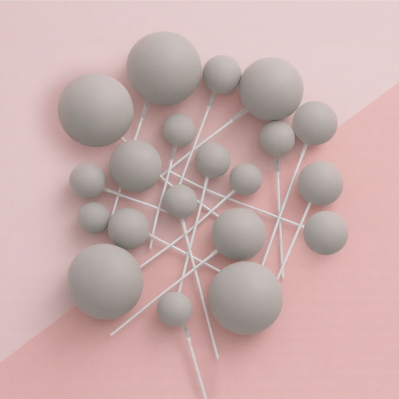 Matte Ball Topper Cloud Grey 20pc
