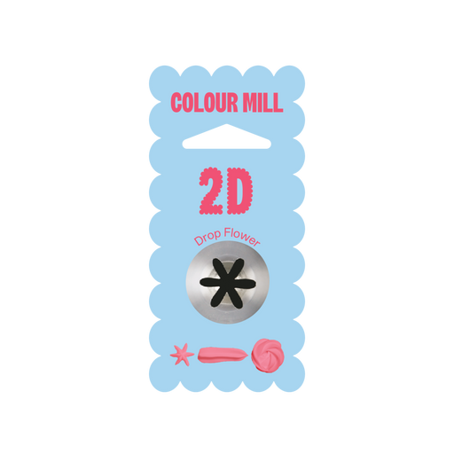 Colour Mill Piping Tip Drop Flower #2D