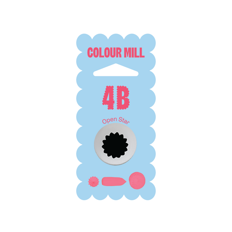 Colour Mill Piping Tip Open Star #4B