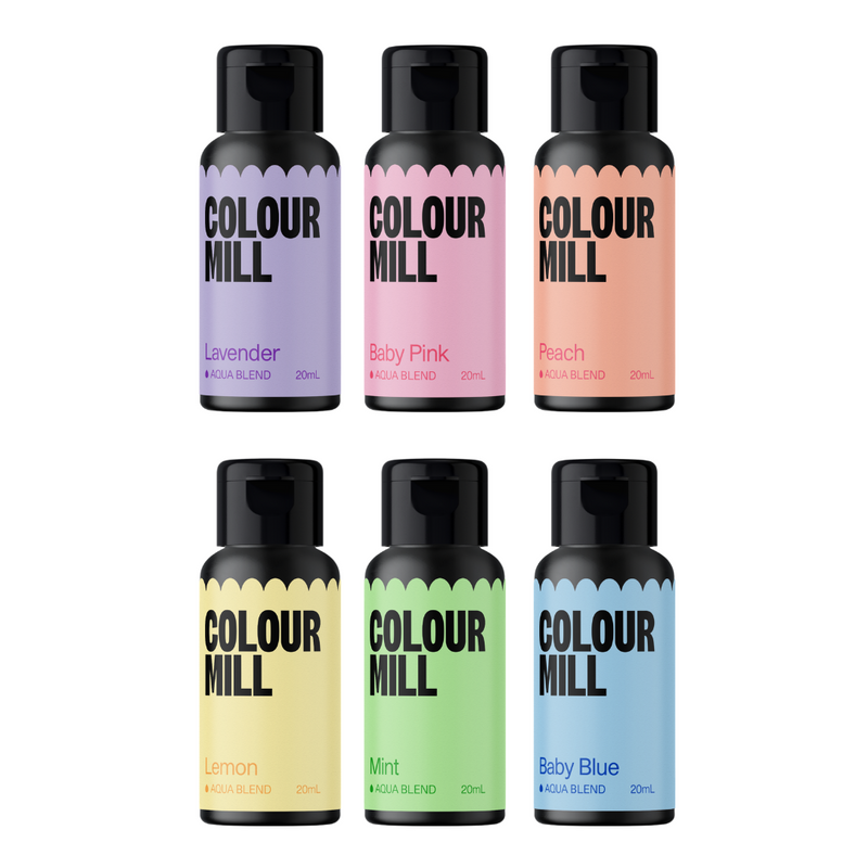 Aqua Blend 6pc Pastel Pack 20mL