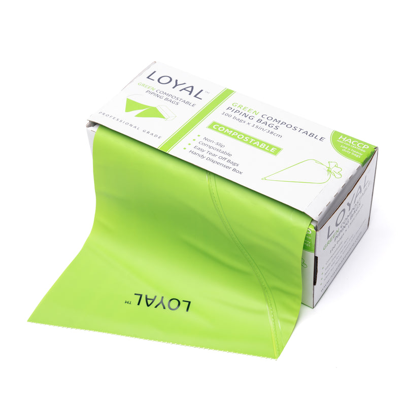 Compostable Piping Bag Green 18in 100pc