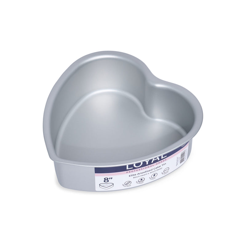 Elite Anodised Cake Tin Heart