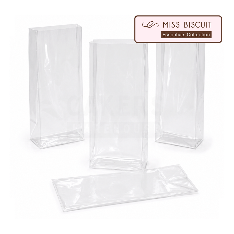 Block Bottom Cellophane Bag 100pc