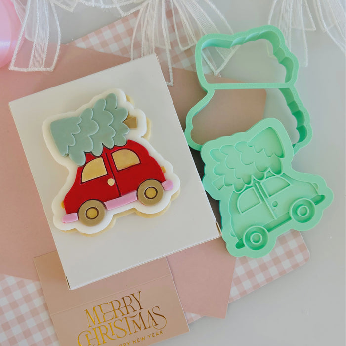 Layer Set 'Sweet P' Christmas Car