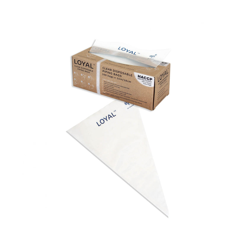 Clear Degradable Piping Bags 12in 1000pc