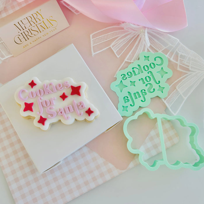 Layer Set 'Sweet P' Cookies For Santa