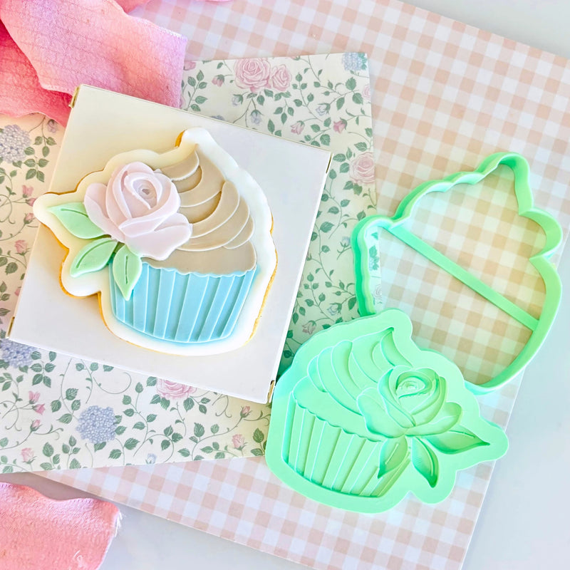 Layer Set 'Sweet P' Cupcake Rose