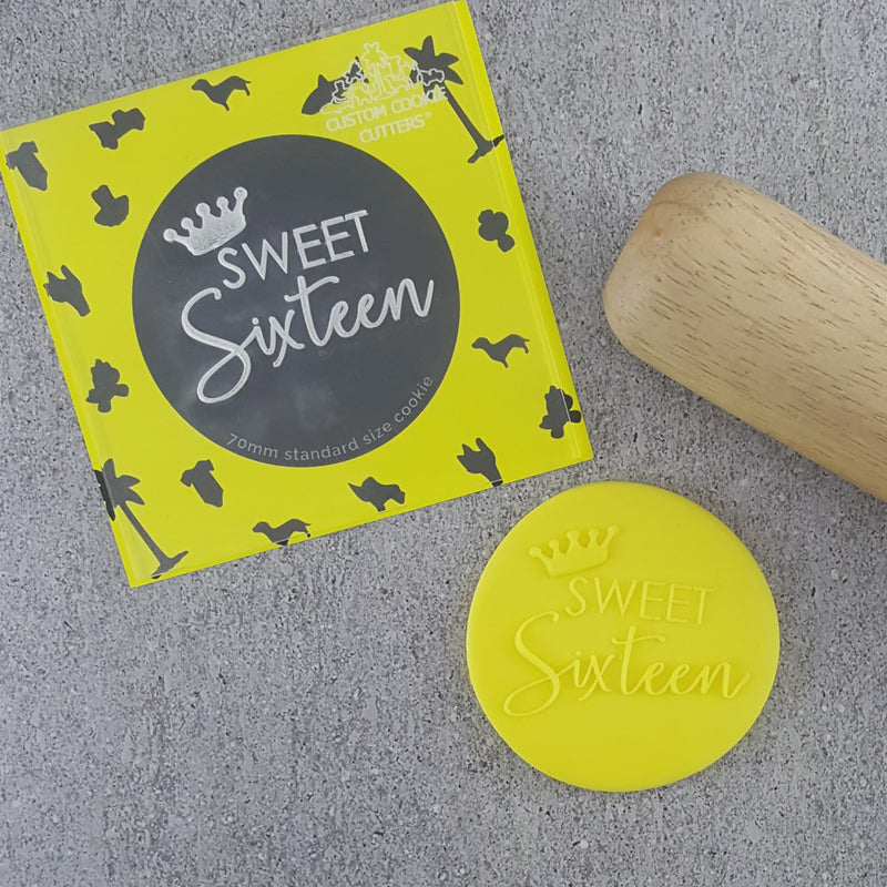 Debosser Plate Sweet Sixteen