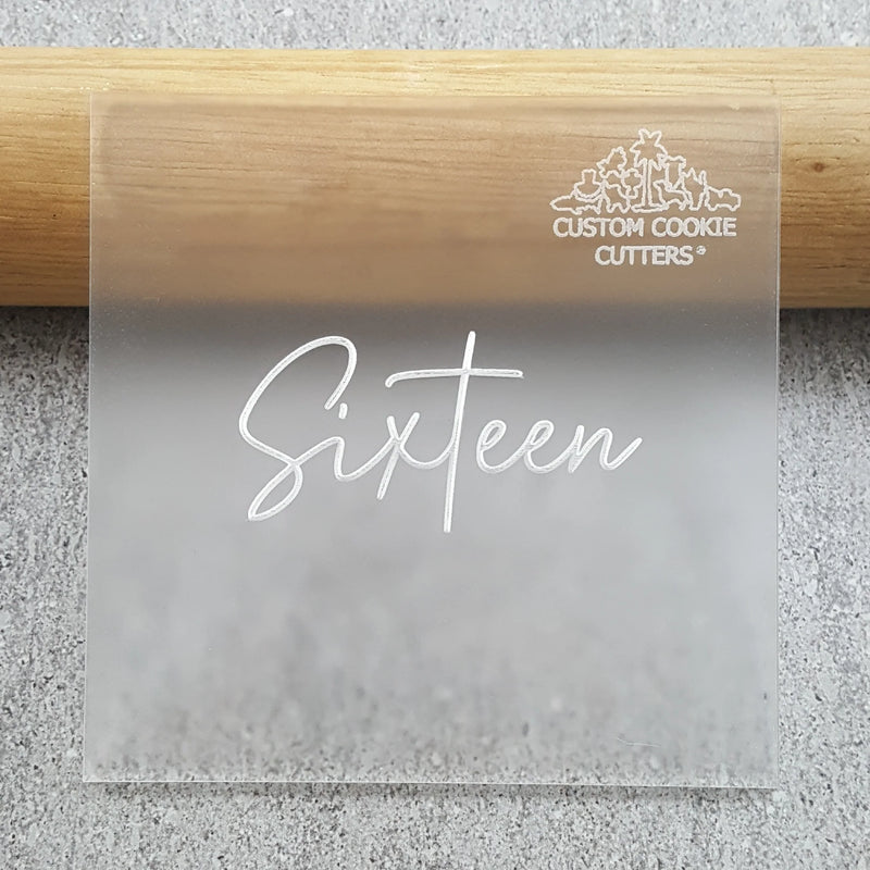 Debosser Plate Sixteen