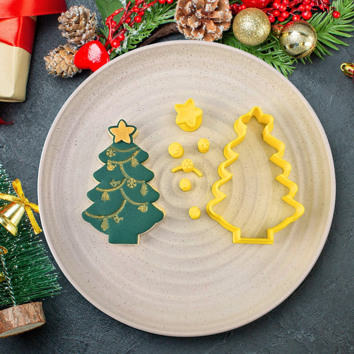 Stamp Embosser With Cutter D.I.Y Christmas Tree