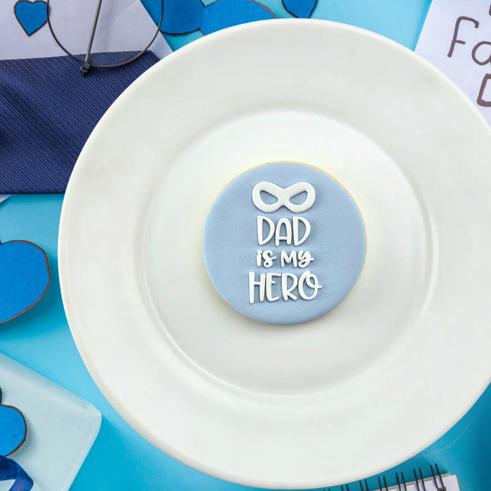 Debosser Plate Dad Is My Hero