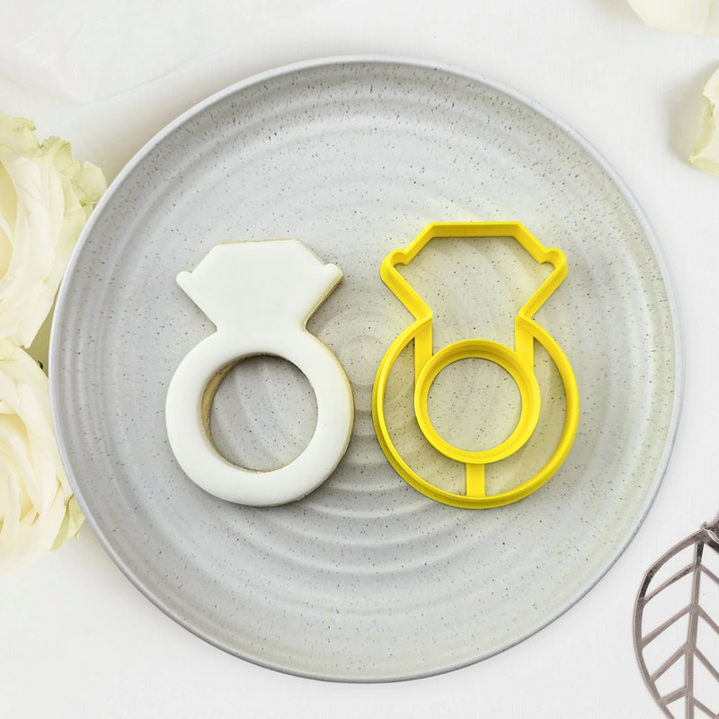 Cookie Cutter Diamond Ring