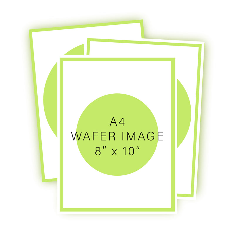 Burn Away Wafer Paper Image A4