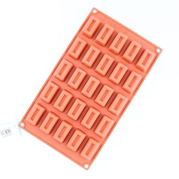 Silicone Mould Hidden Rectangle 25 Hole — Cakers Warehouse