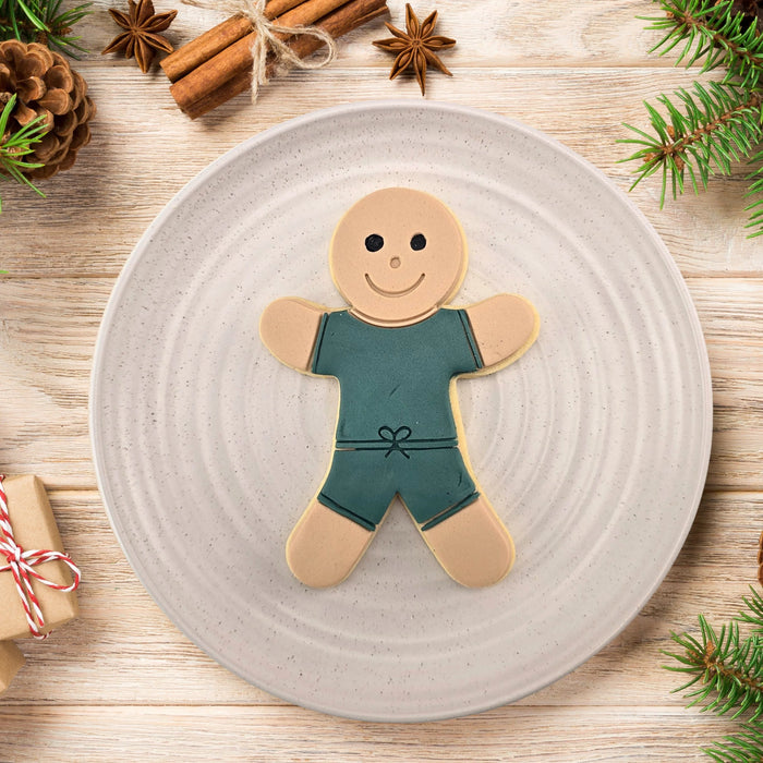 Stamp Embosser With Cutter Gingerbread Man