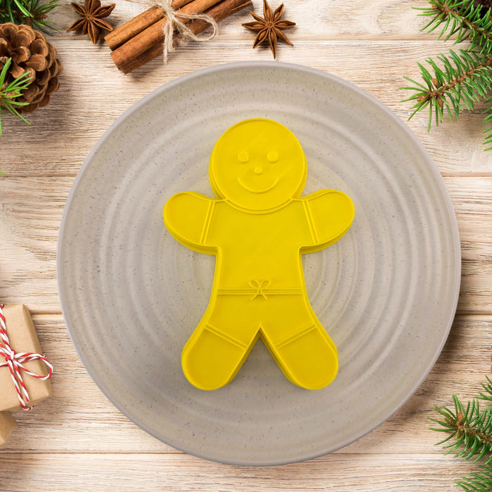 Stamp Embosser With Cutter Gingerbread Man