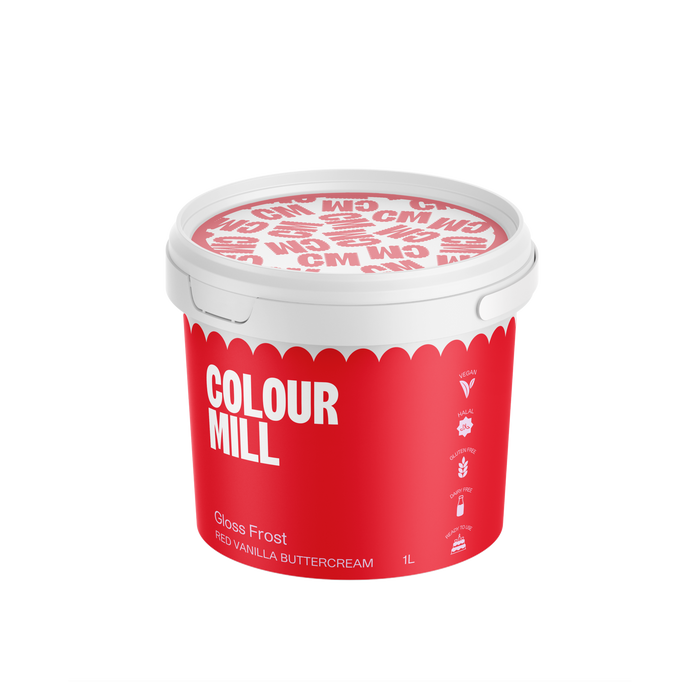Gloss Frost Buttercream Red 1L
