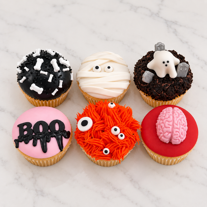 Kids Spooky Halloween Cupcake Class - Tuesday 6.10.26 AM