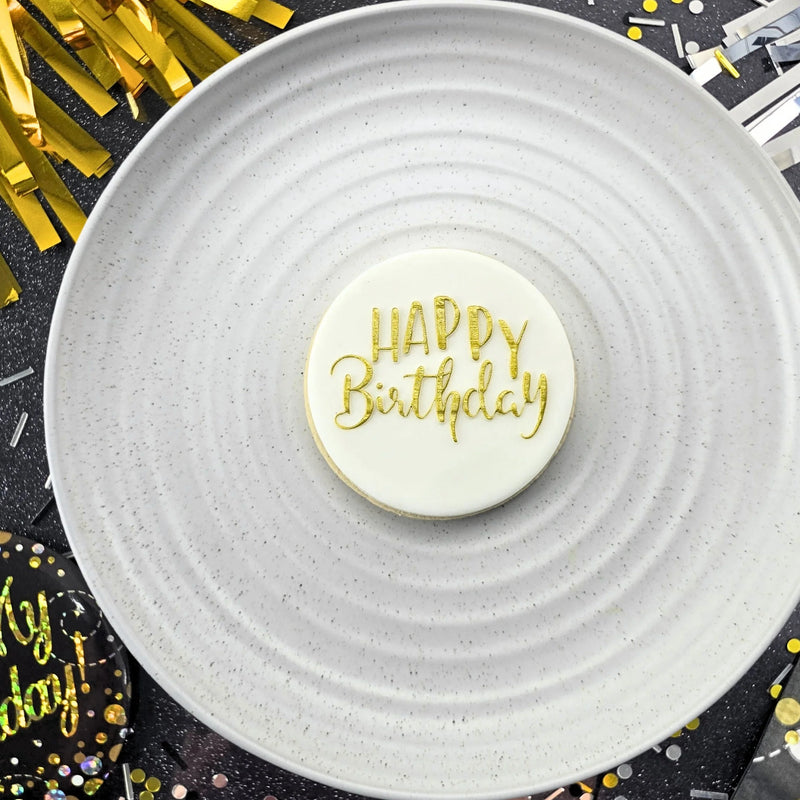 Debosser Plate Happy Birthday