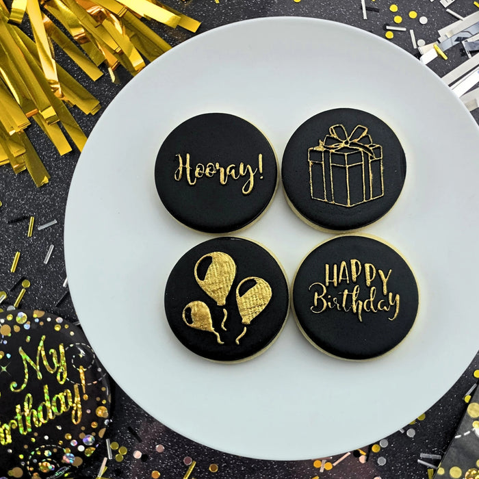 Debosser Plate Mini Happy Birthday