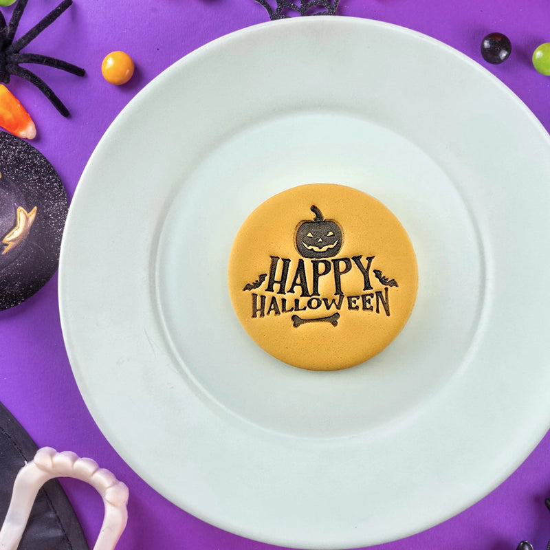 Stamp Embosser Happy Halloween Pumpkin