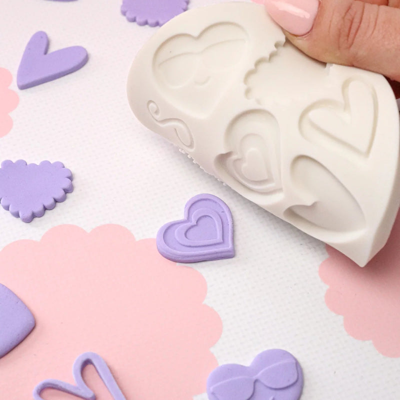 Silicone Mould I Heart U Large