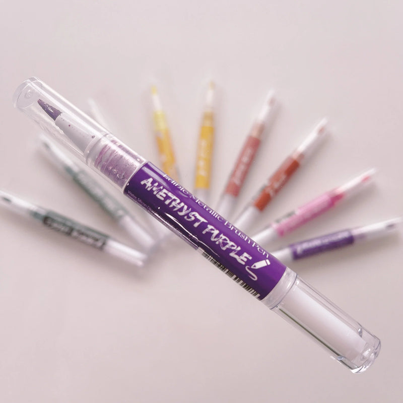More Metallic Brush Pen Amethyst Purple