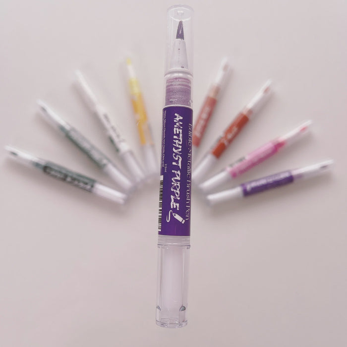 More Metallic Brush Pen Amethyst Purple