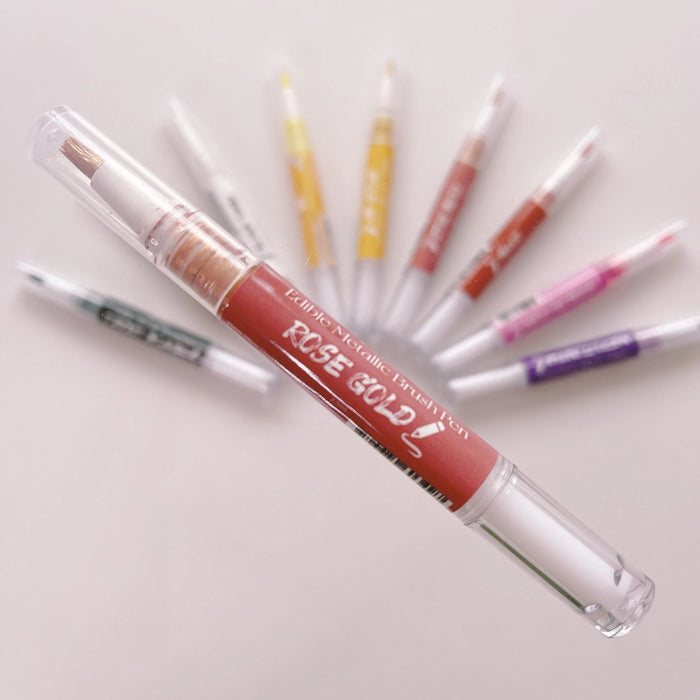 More Metallic Brush Pen Rose Gold