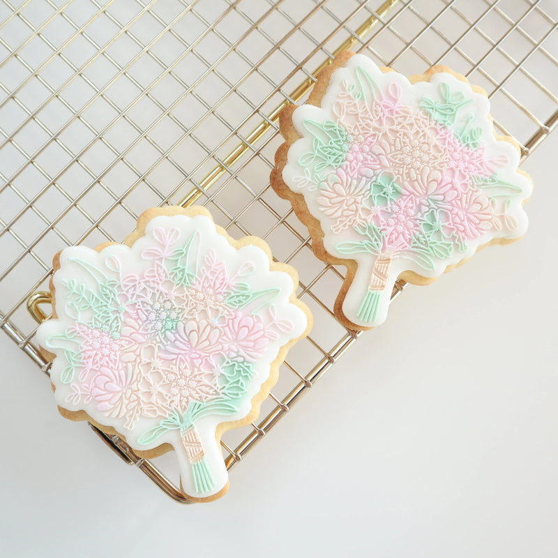 Stamp Debosser With Cutter Floral Bouquet