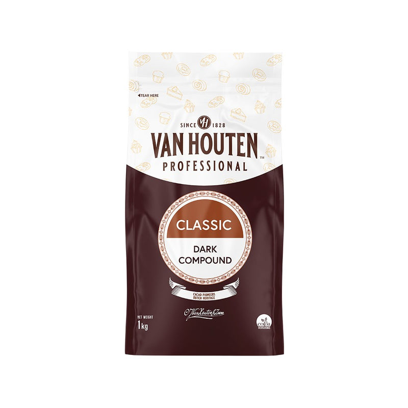Van Houten Compound Chocolate 1kg Dark