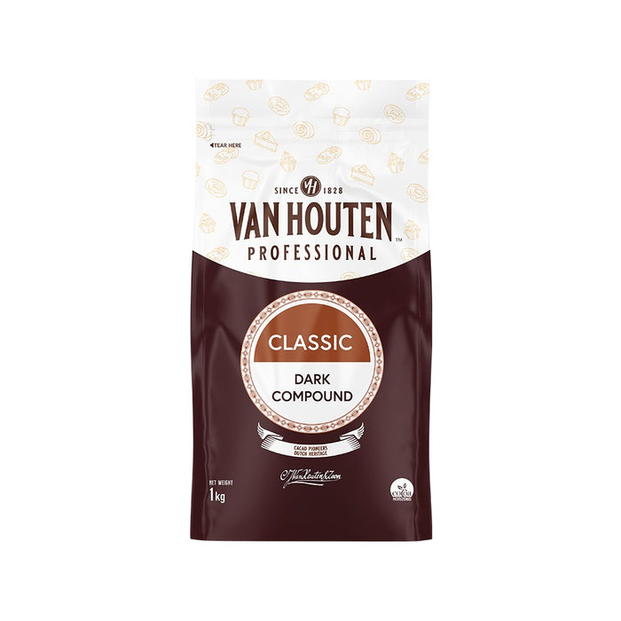 Van Houten Compound Chocolate 1kg Dark