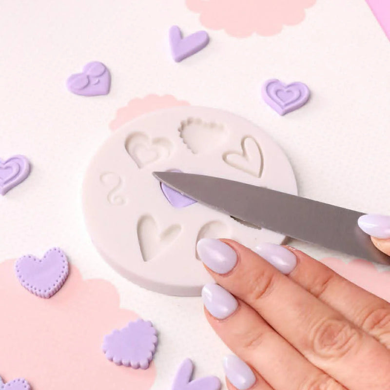 Silicone Mould I Heart U Small