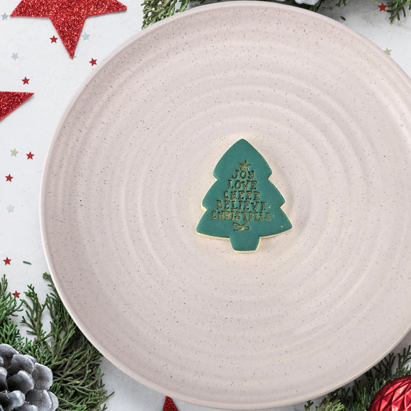 Stamp Embosser Joy, Cheer, Believe, Christmas
