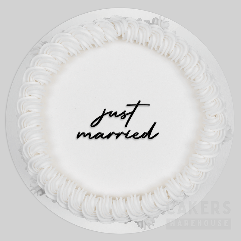 Topper just married Flat Lay