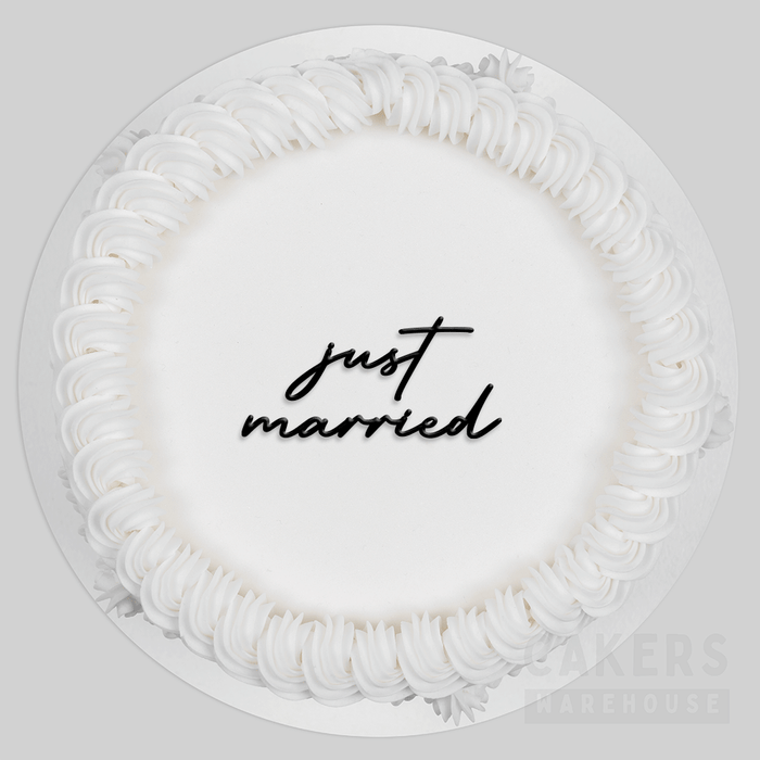 Topper just married Flat Lay