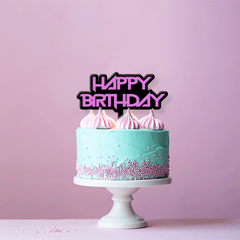 Topper Happy Birthday K Pop Double Layer 2