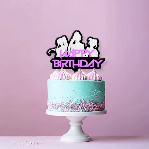 Topper Happy Birthday K Pop Double Layer